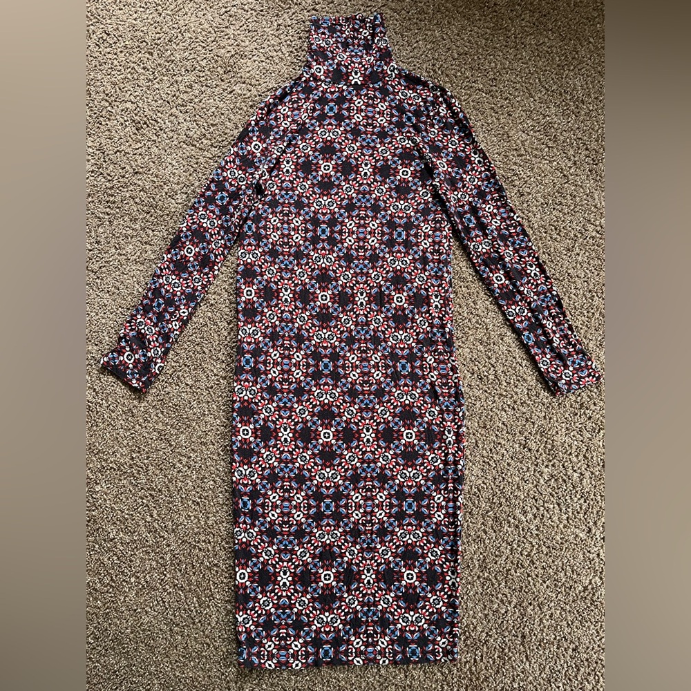 Yumi Kim Casablanca Deja Vu Turtle Neck Long Sleeve Long Dress